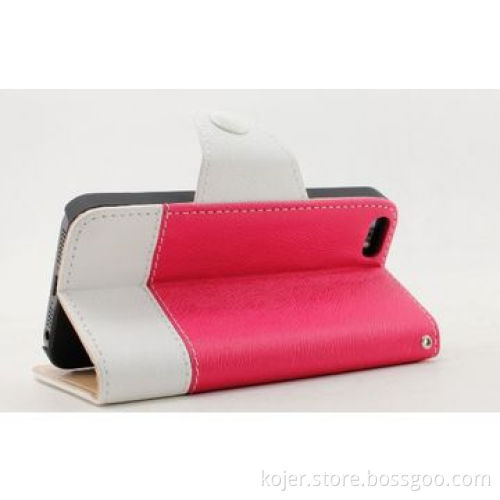 Wallet Flip Cellphone Stand Case Cover for iPhone 5/5s